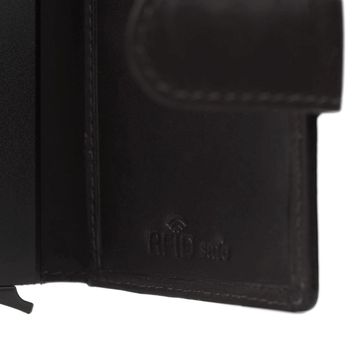 Brown Leather Card Holder Loughton, detail view 4