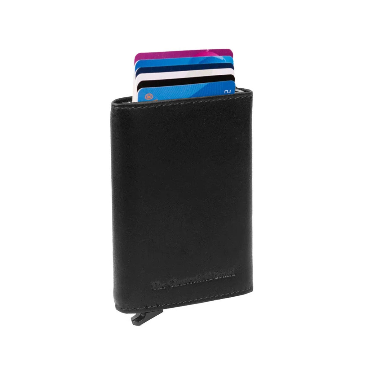Palma Full-Grain Leather Card Holder pour Femme in Classic 100% Full-Grain Leather - Full Exterior Front Profile View | Acheter en ligne