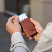 Portland Full-Grain Leather Card Holder pour Femme – Vue produit alternative 2