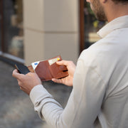Portland Full-Grain Leather Card Holder pour Femme – Vue produit alternative 3