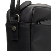 
Classic 100% Full-Grain leather Bag - Perspective arrière montrant les bretelles en cuir renforcées