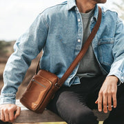 
Birmingham Sac besace en cuir pleine fleur – alternate product view 3