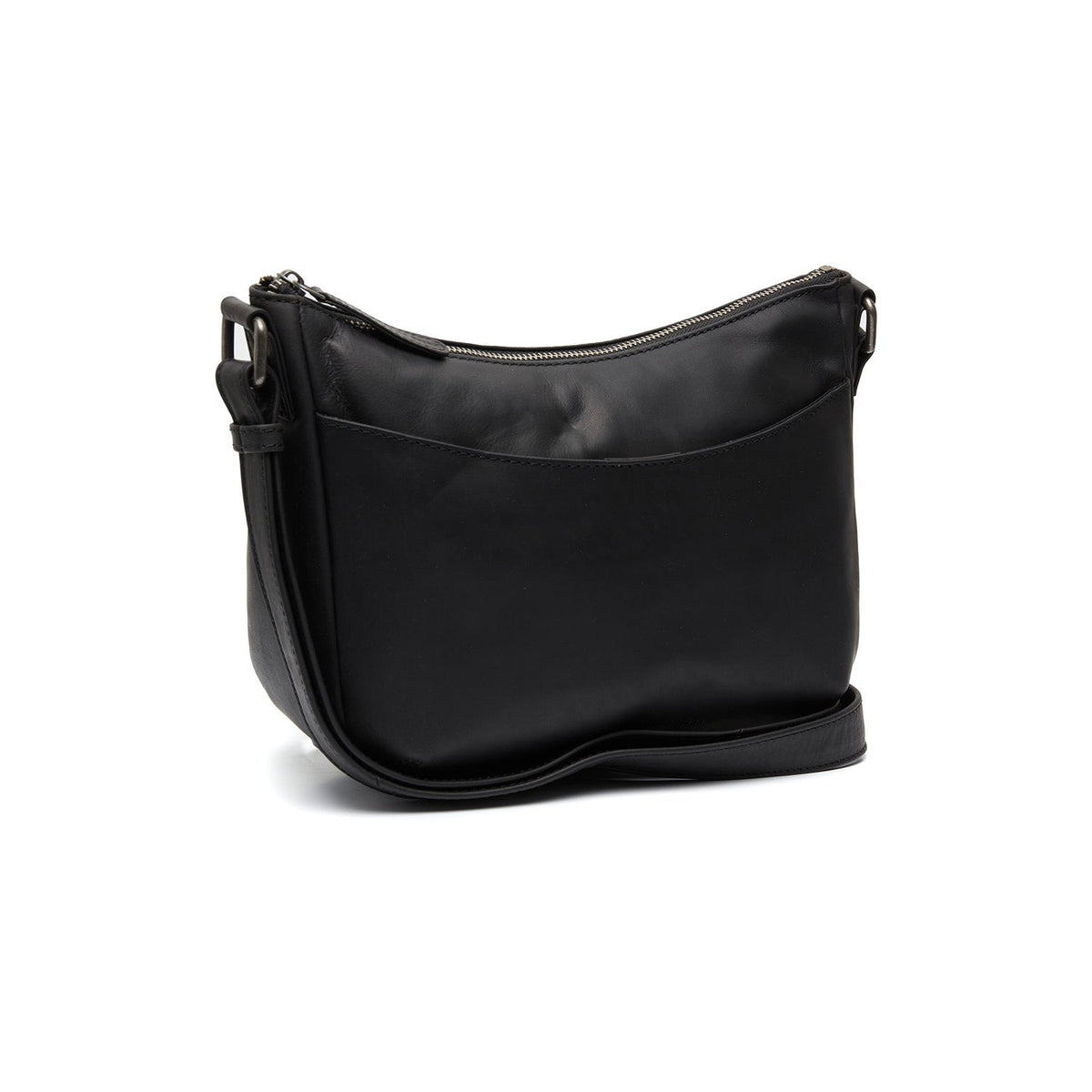 Henderson Full-Grain Leather Crossbody Bag pour Femme in Classic 100% Full-Grain Leather - Full Exterior Front Profile View | Acheter en ligne