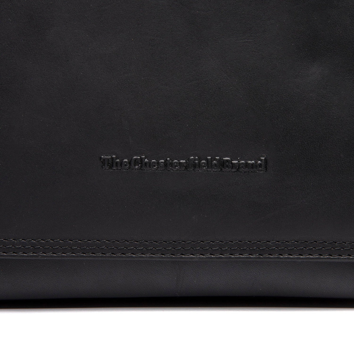 
Classic 100% Full-Grain leather Bag - Perspective arrière montrant les bretelles en cuir renforcées