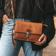 Lucca Full-Grain Leather Crossbody Bag pour Femme – Vue produit alternative 2
