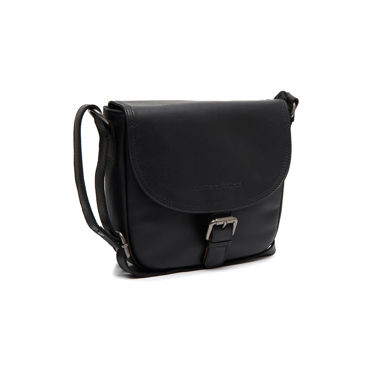 
Lucian Sac besace en cuir pleine fleur en cuir pleine fleur véritable 100% - Full Exterior Vue de face & silhouette ajustée | Acheter en ligne