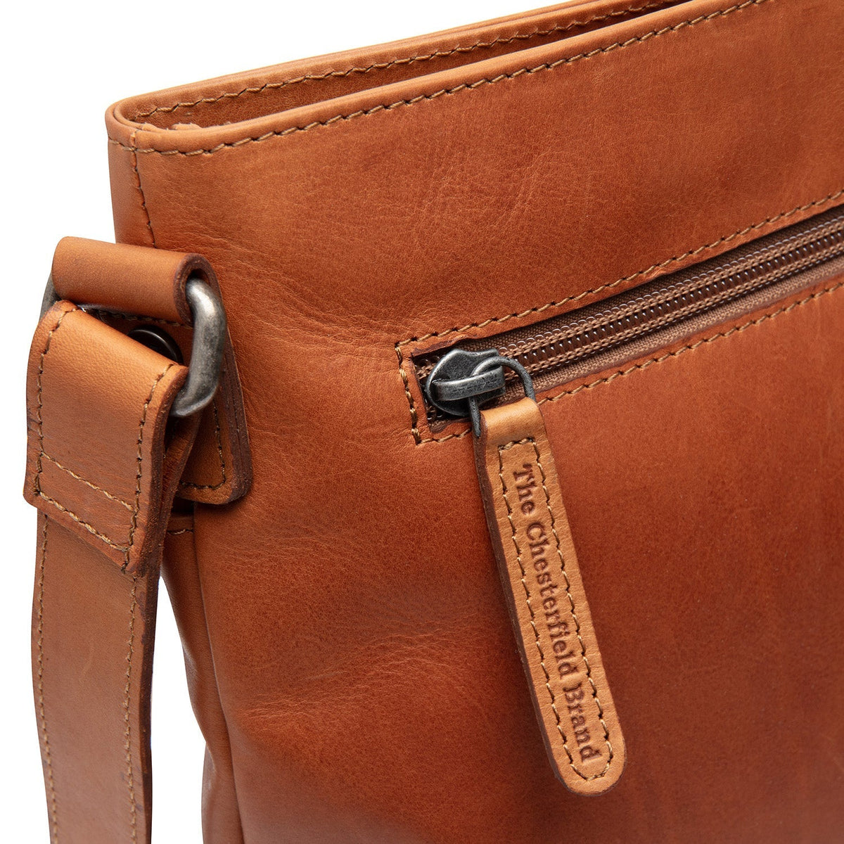 Lunton Full-Grain Leather Crossbody Bag pour Femme – Vue produit alternative 3