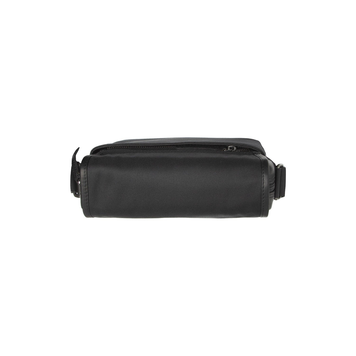 Mikeli Full-Grain Leather Crossbody Bag pour Femme - Structured Side Profile Showing Gusset Depth &amp; Expansion Capacity