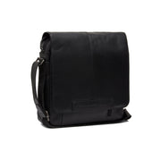 Raphael Full-Grain Leather Crossbody Bag pour Homme in Classic 100% Full-Grain Leather - Full Exterior Front Profile View | Acheter en ligne