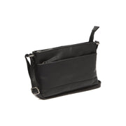 Salerno Full-Grain Leather Crossbody Bag pour Femme in Classic 100% Full-Grain Leather - Full Exterior Front Profile View | Acheter en ligne