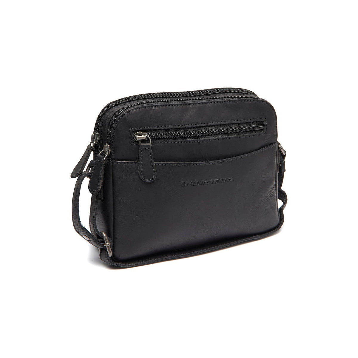 
Vionne Sac besace en cuir pleine fleur en cuir pleine fleur véritable 100% - Full Exterior Vue de face & silhouette ajustée | Acheter en ligne