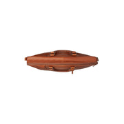 Cognac Leather Garment Bag Josh pour Femme, detail view 1