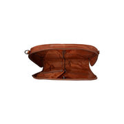 Cognac Leather Garment Bag Josh pour Femme, detail view 3