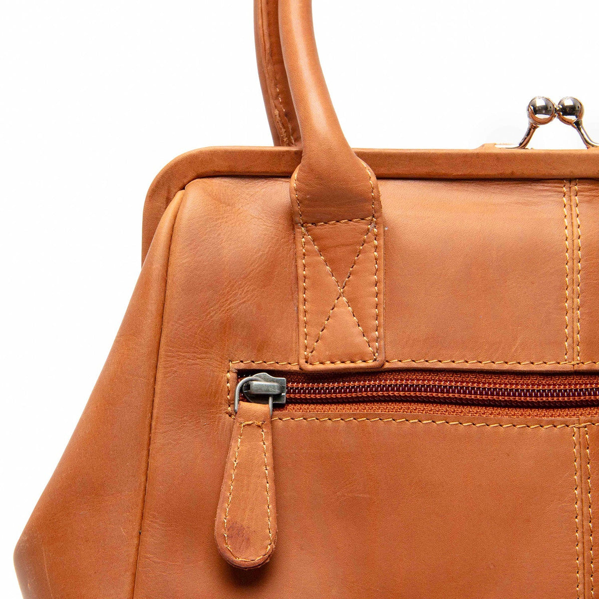 Dorin Full-Grain Leather Handbag pour Femme – Vue produit alternative 3