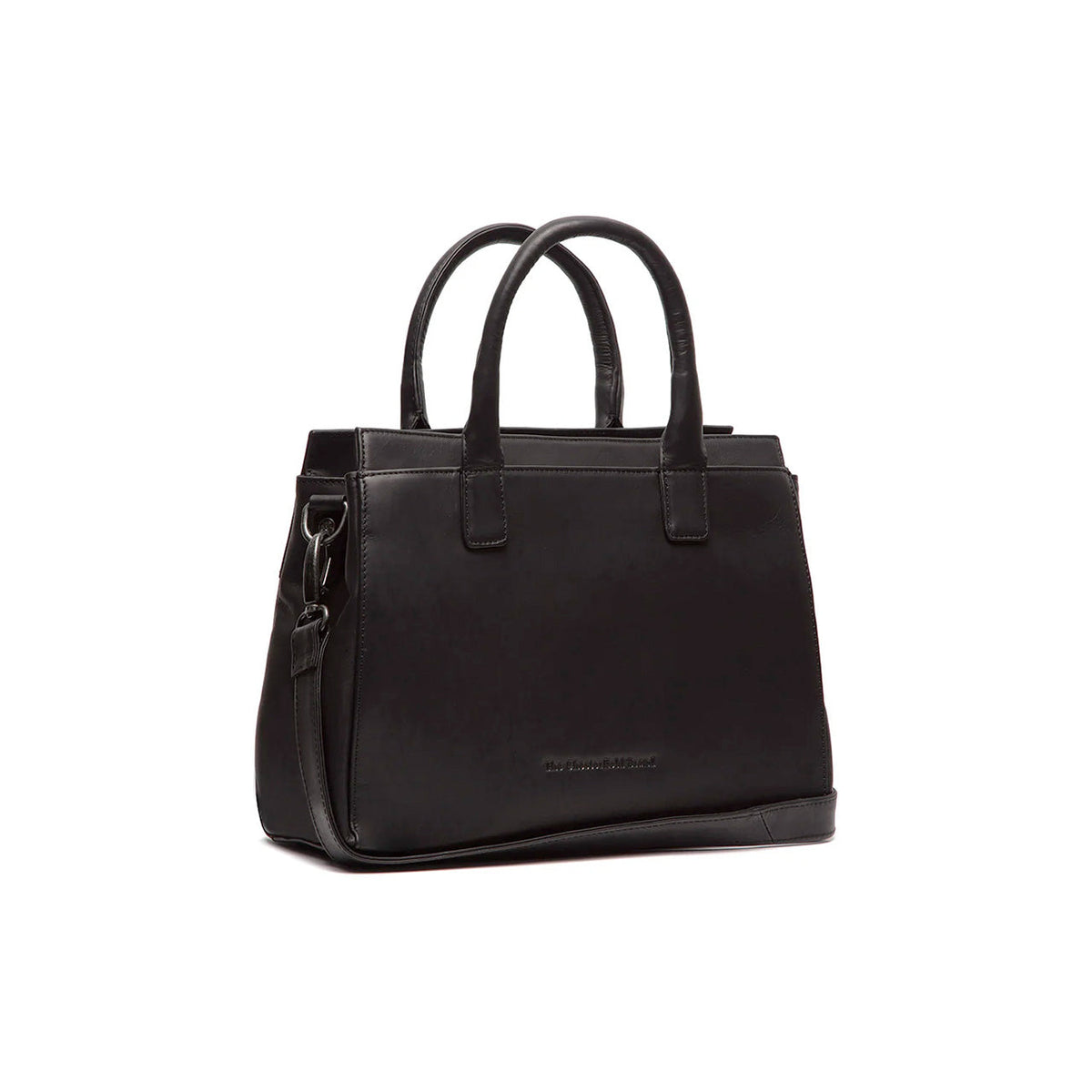 Garda Full-Grain Leather Handbag pour Femme in Classic 100% Full-Grain Leather - Vue de face &amp; silhouette ajustée | Acheter en ligne