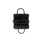 
Vue détaillée of Classic Collar & Heavy-Duty Zipper Hardware on Layton Sac à main en cuir pleine fleur