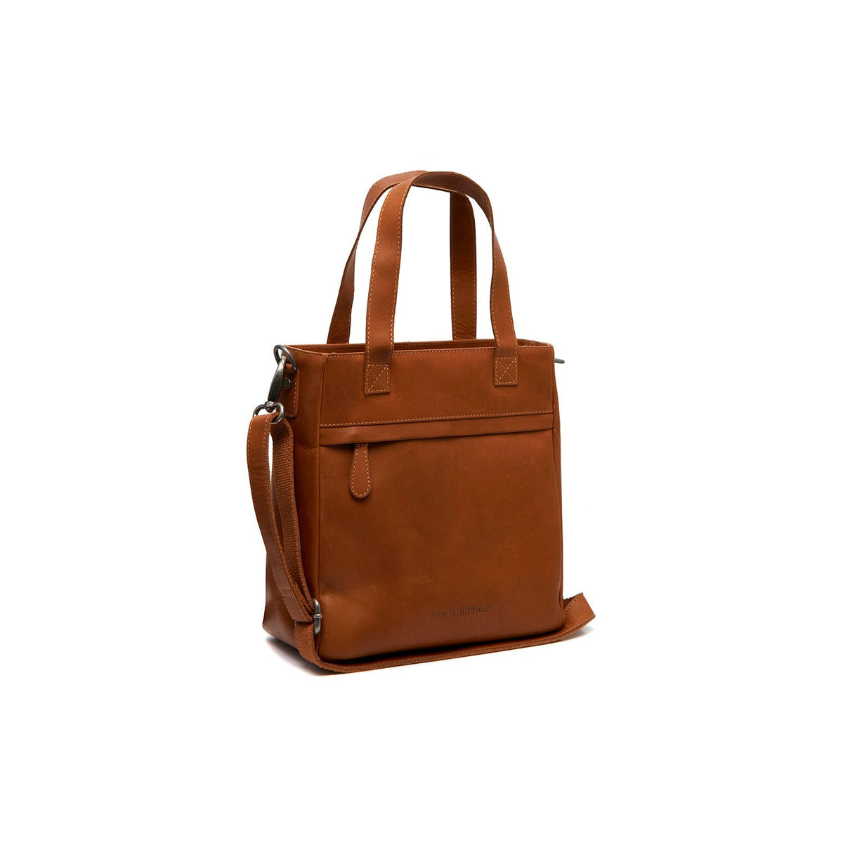 Tailored Rib Cuffs &amp; Hem Craftsmanship Construction Detail on Lingfield Full-Grain Leather Handbag pour Femme
