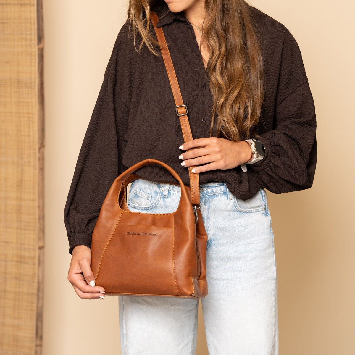 Lunera Full-Grain Leather Handbag pour Femme – Vue produit alternative 3