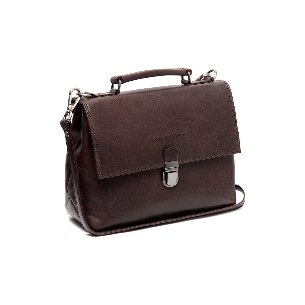 
Tailored Rib Cuffs & Hem Craftsmanship Construction Detail on Renata Sac à main en cuir pleine fleur