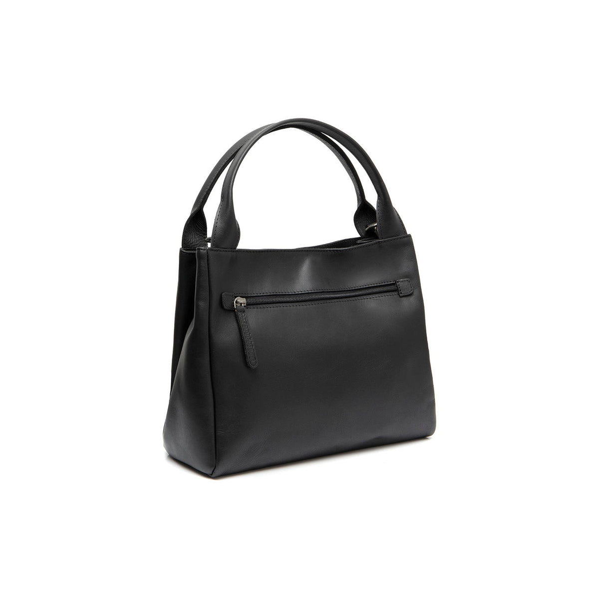 
Tailored Rib Cuffs & Hem Craftsmanship Construction Detail on Tenara Sac à main en cuir pleine fleur