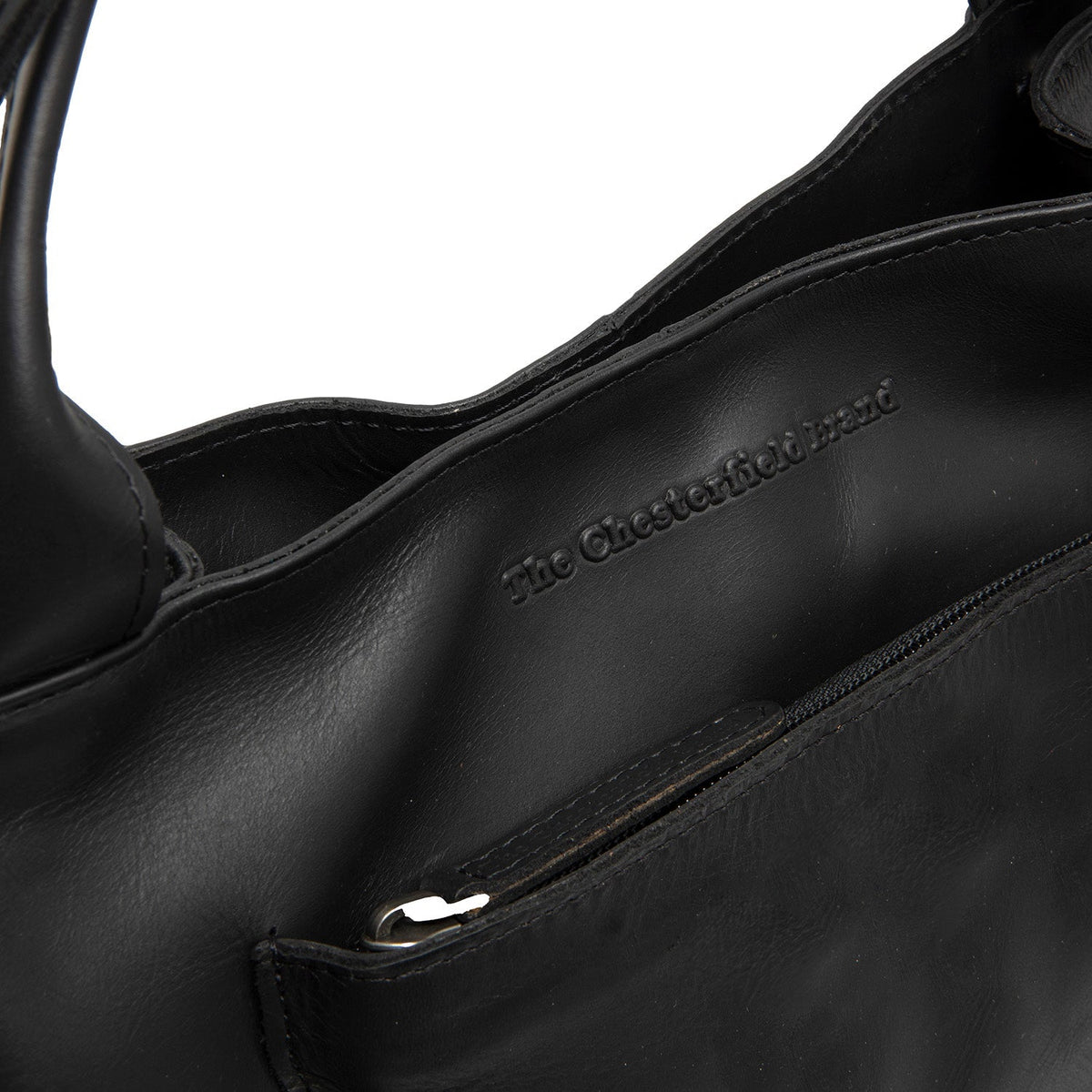 
Tenara Sac à main en cuir pleine fleur - Vue de profil mettant en valeur la coupe de manche ergonomique