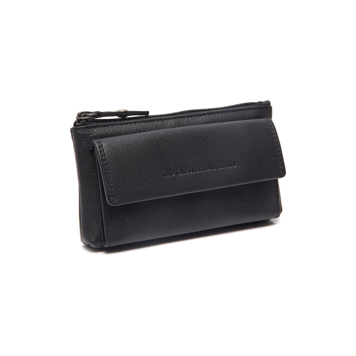 Torano Full-Grain Leather Key Case pour Femme in Classic 100% Full-Grain Leather - Vue de face &amp; silhouette ajustée | Acheter en ligne