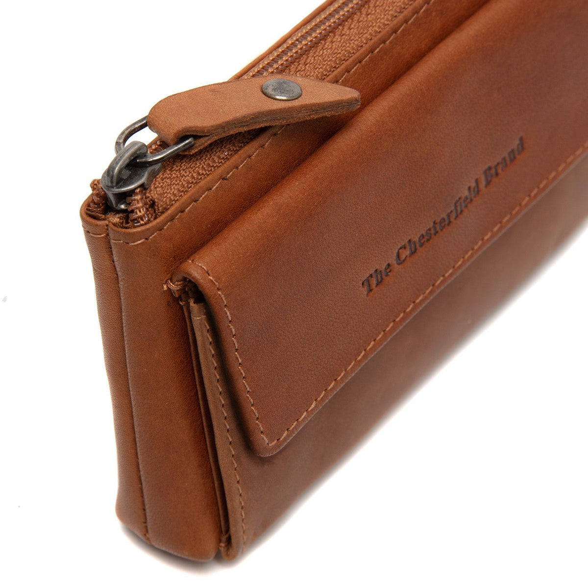 Violette Full-Grain Leather Key Case pour Femme – Vue produit alternative 2