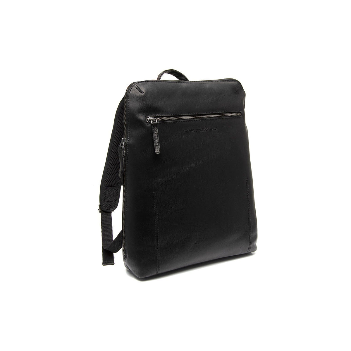 Filmore Full-Grain Leather Laptop Backpack en cuir pleine fleur véritable 100% - Full Exterior Vue de face & silhouette ajustée | Acheter en ligne