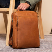 Jasper Full-Grain Leather Laptop Backpack pour Femme – Vue produit alternative 2
