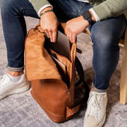 Larsson Full-Grain Leather Laptop Backpack pour Femme – Vue produit alternative 3