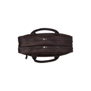 Boston Full-Grain Leather Laptop Bag pour Homme – Vue produit alternative 2