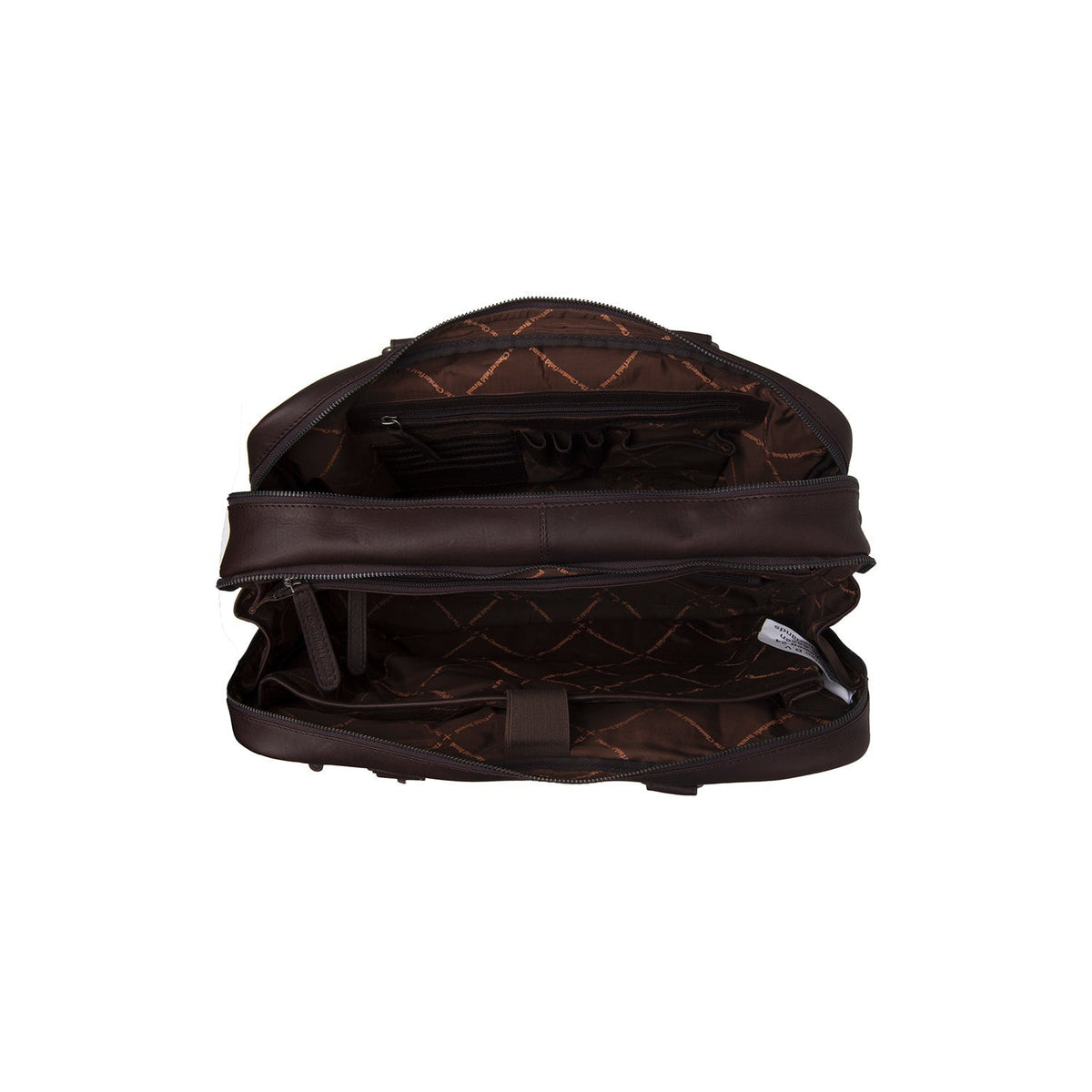 Boston Full-Grain Leather Laptop Bag pour Homme – Vue produit alternative 3