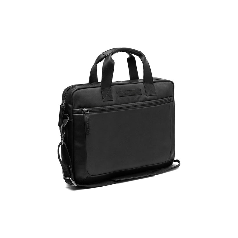 Narvik Full-Grain Leather Laptop Bag in Classic 100% Full-Grain Leather - Full Exterior Front Profile View | Buy Online