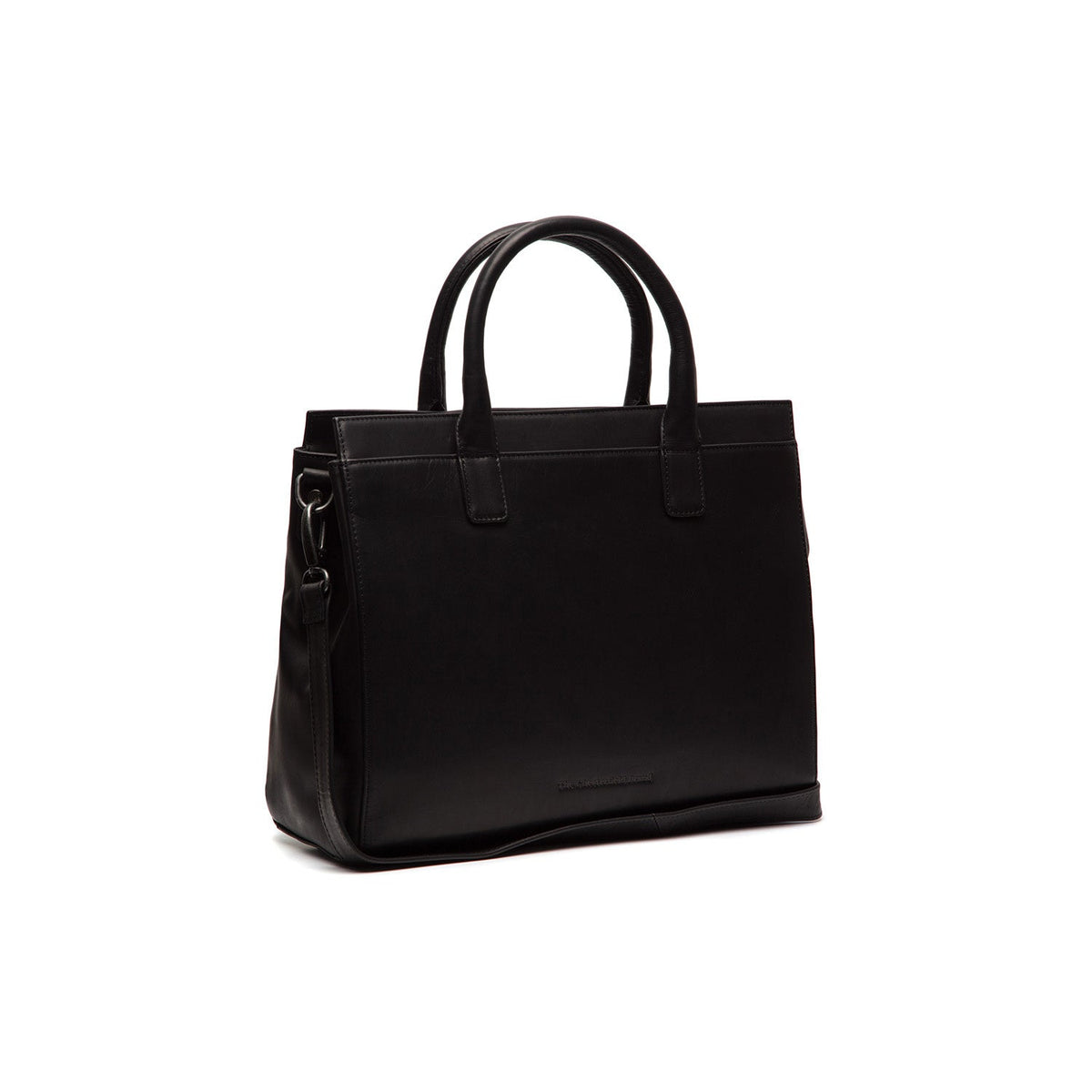 Rivera Full-Grain Leather Laptop Bag en cuir pleine fleur véritable 100% - Full Exterior Vue de face & silhouette ajustée | Acheter en ligne