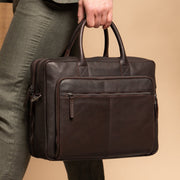 Tacama Full-Grain Leather Laptop Bag pour Femme – Vue produit alternative 2