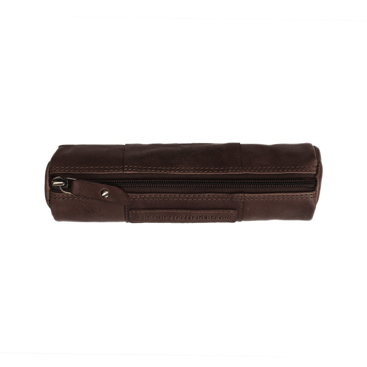 Brown Leather Pencil Case Lea pour Femme, detail view 1