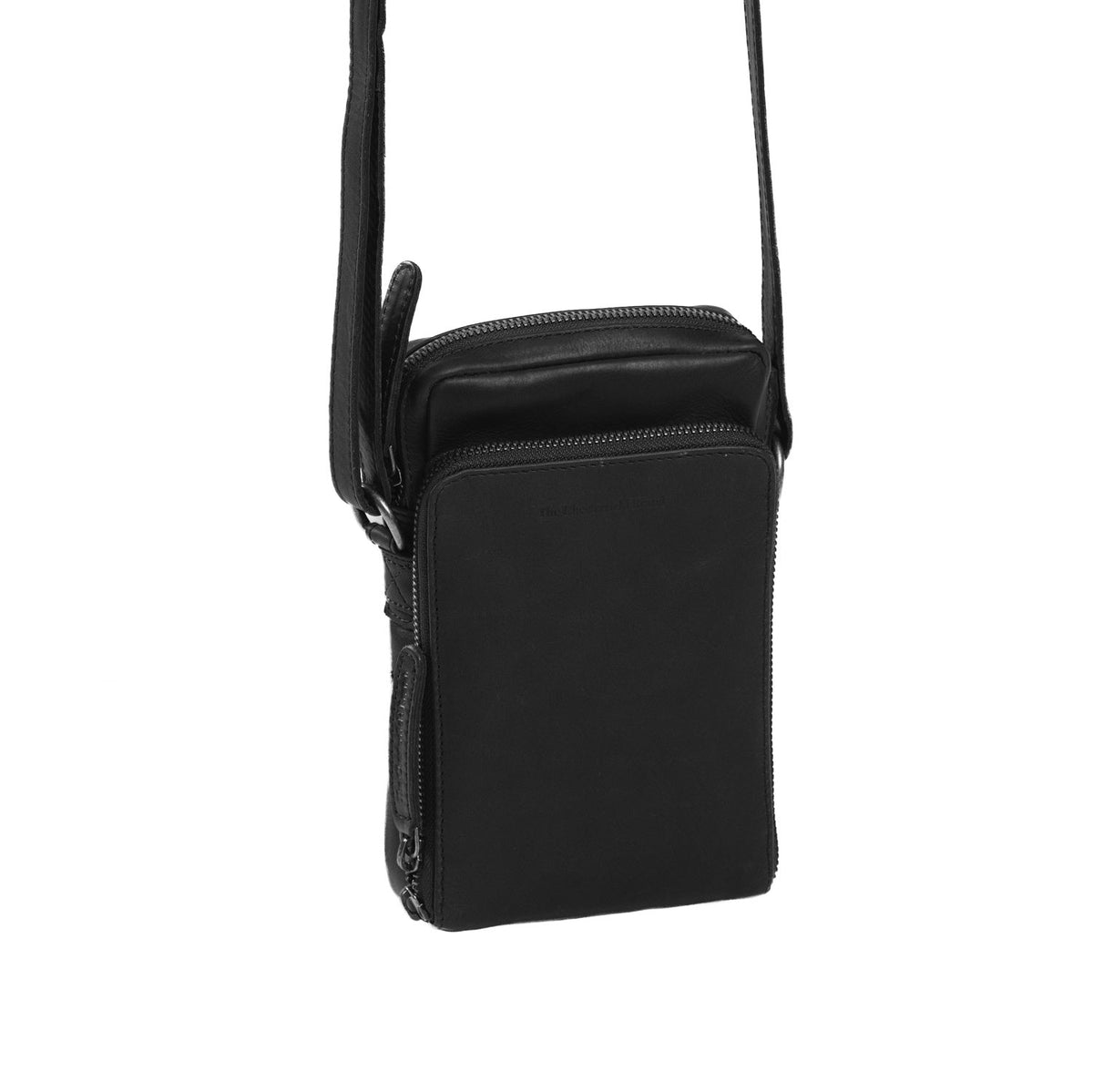 Hamilton Full-Grain Leather Phone Bag pour Femme in Classic 100% Full-Grain Leather - Vue de face &amp; silhouette ajustée | Acheter en ligne