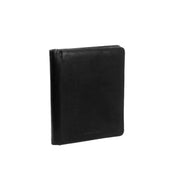 Leather Portfolio Barnet pour Femme in Classic 100% Full-Grain Leather - Vue de face &amp; silhouette ajustée | Acheter en ligne