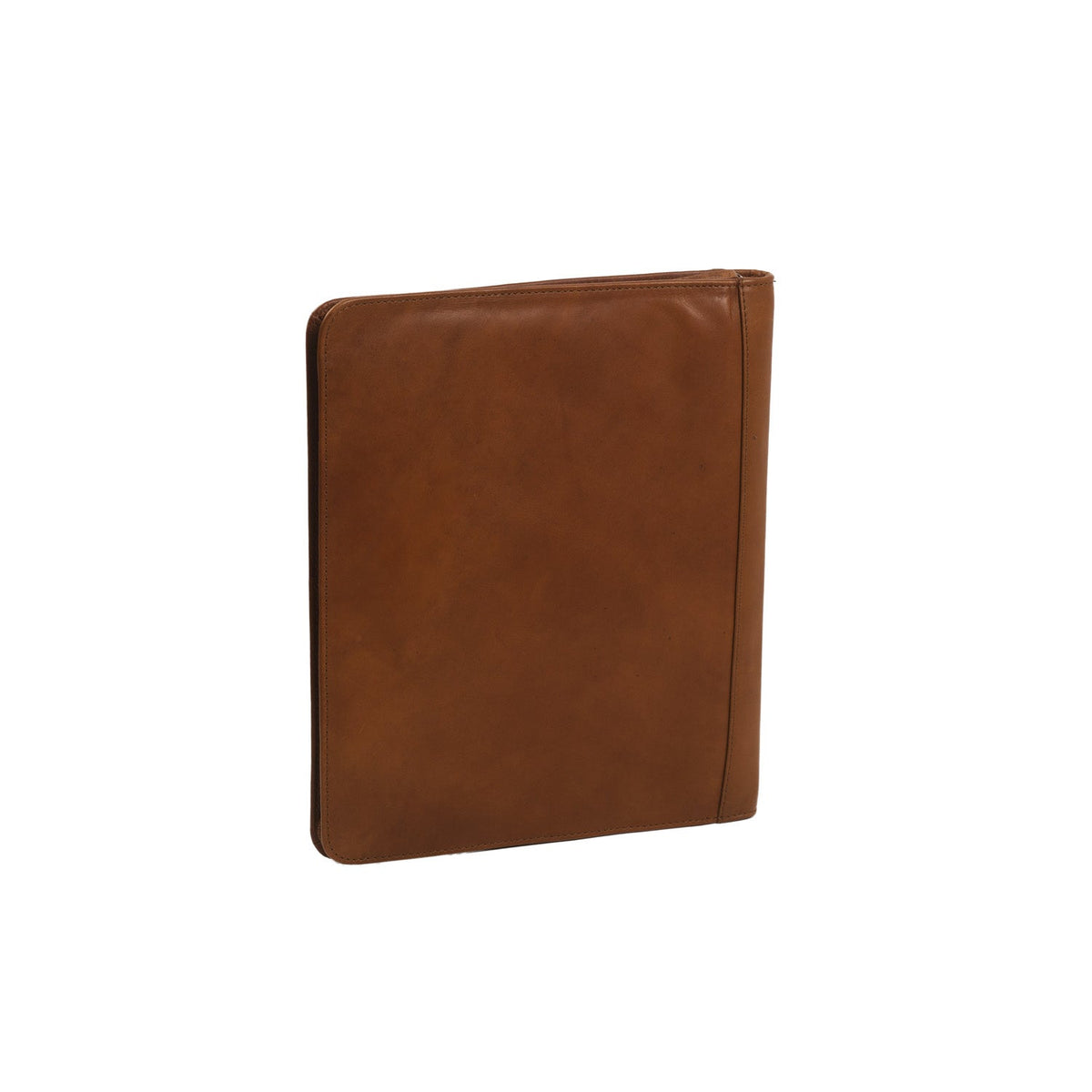 Cognac Leather Portfolio Barnet pour Femme, detail view 5
