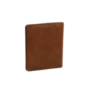 Cognac Leather Portfolio Barnet pour Femme, detail view 5