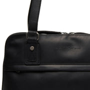 
Classic 100% Full-Grain leather Bag - Perspective arrière montrant les bretelles en cuir renforcées