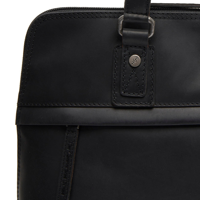Branson Full-Grain Leather Shoulder Bag pour Femme