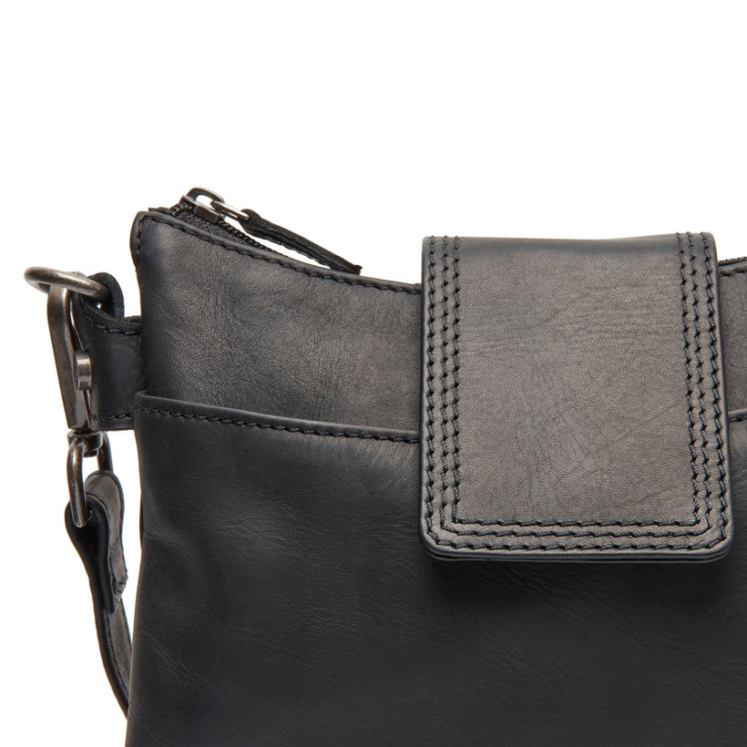 Calora Full-Grain Leather Shoulder Bag pour Femme