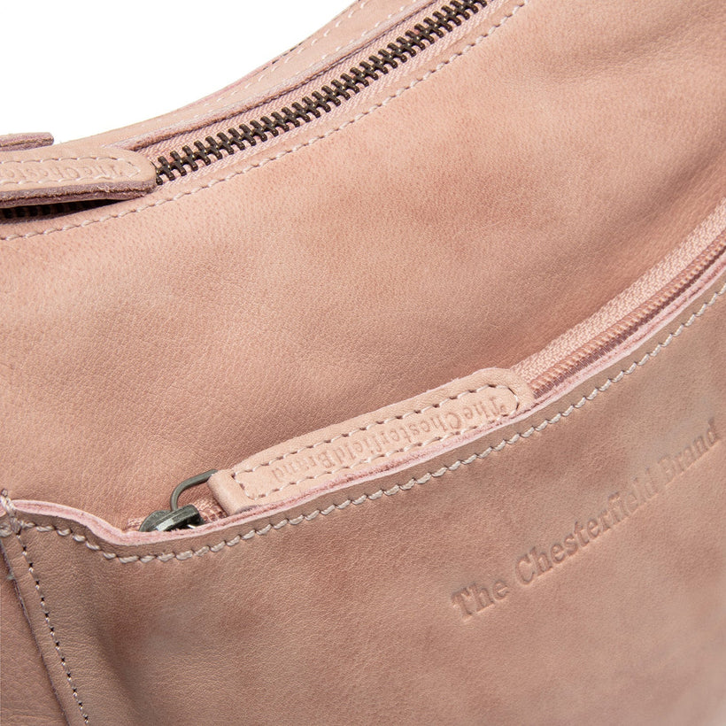 Classic 100% Full-Grain leather Bag - Rear Perspective Showing Reinforced Leather Straps & Stitching