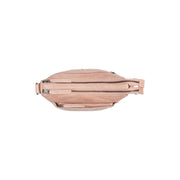 Caroline Full-Grain Leather Shoulder Bag pour Femme - Structured Side Profile Showing Gusset Depth &amp; Expansion Capacity