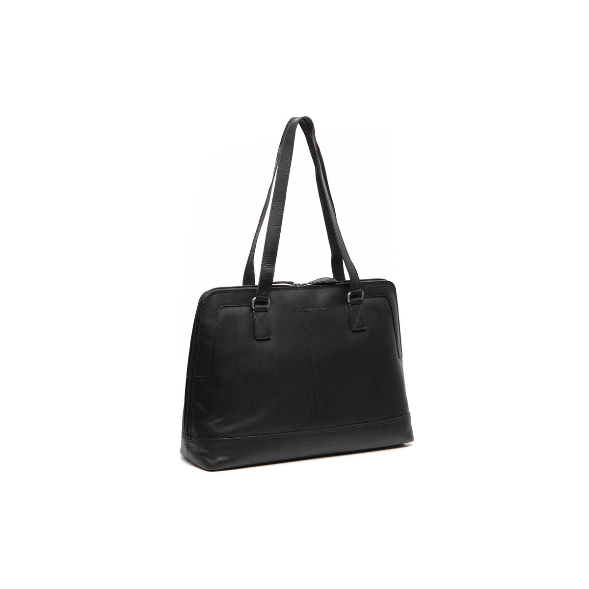 Elvar Full-Grain Leather Shoulder Bag pour Femme in Classic 100% Full-Grain Leather - Full Exterior Front Profile View | Acheter en ligne