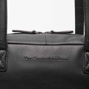 
Classic 100% Full-Grain leather Bag - Perspective arrière montrant les bretelles en cuir renforcées