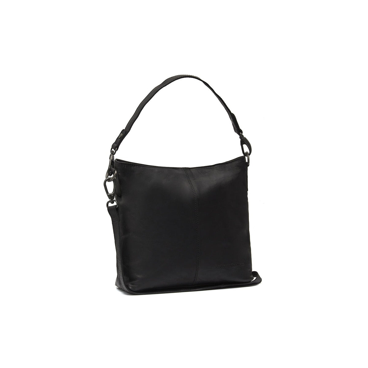 Jen Full-Grain Leather Shoulder Bag pour Femme in Classic 100% Full-Grain Leather - Full Exterior Front Profile View | Acheter en ligne