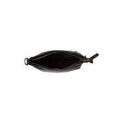 Jen Full-Grain Leather Shoulder Bag pour Femme - Structured Side Profile Showing Gusset Depth &amp; Expansion Capacity