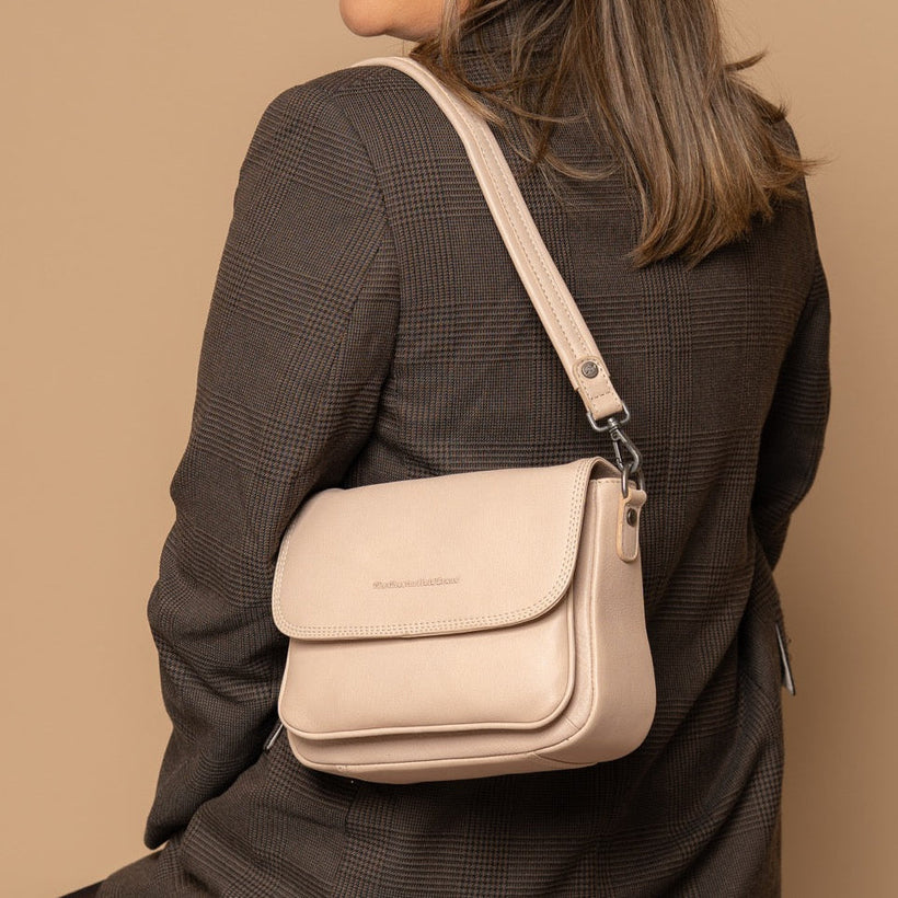 Miloa Full-Grain Leather Shoulder Bag pour Femme